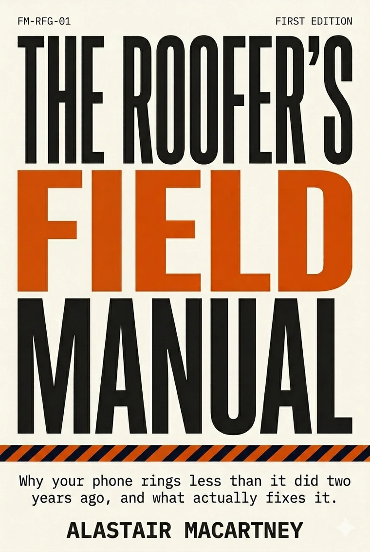 The Roofer's Field Manual, first edition cover